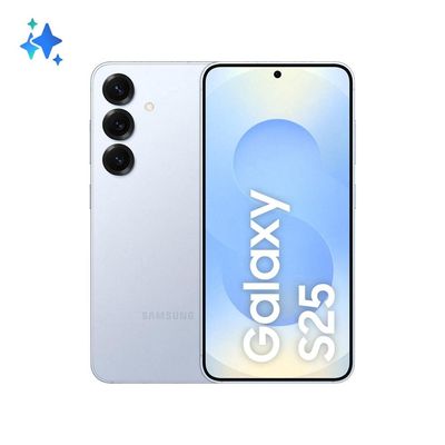Smartphone Samsung Galaxy S25 5G Azul 256GB, Tela de 6.2", 12GB RAM, AI Inteligência Artificial, IP68, Processador Snapdragon 8 Elite e Câmera Tripla