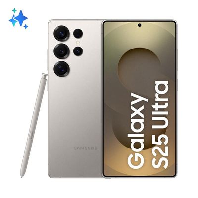 Smartphone Samsung Galaxy S25 Ultra Titânio Cinza 256GB, Tela 6.9", 12GB RAM, AI Inteligência Artificial, IP68, S-Pen, Snapdragon 8 Elite e 4 Câmeras