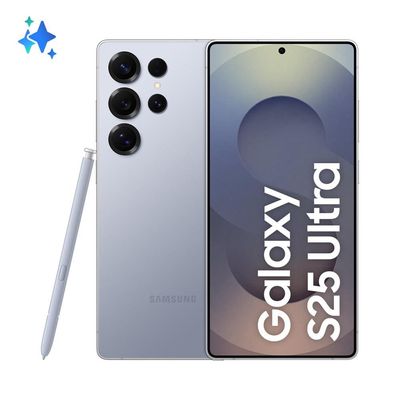 Smartphone Samsung Galaxy S25 Ultra Titânio Azul 256GB, Tela 6.9", 12GB RAM, AI Inteligência Artificial, IP68, S-Pen, Snapdragon 8 Elite e 4 Câmeras