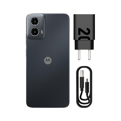 Smartphone Motorola Moto G34 5G Preto 128GB, 4GB RAM, Tela de 6.5", Câmera Traseira Dupla, Áudio Dolby Atmos, Android 14 e Processador Octa-core