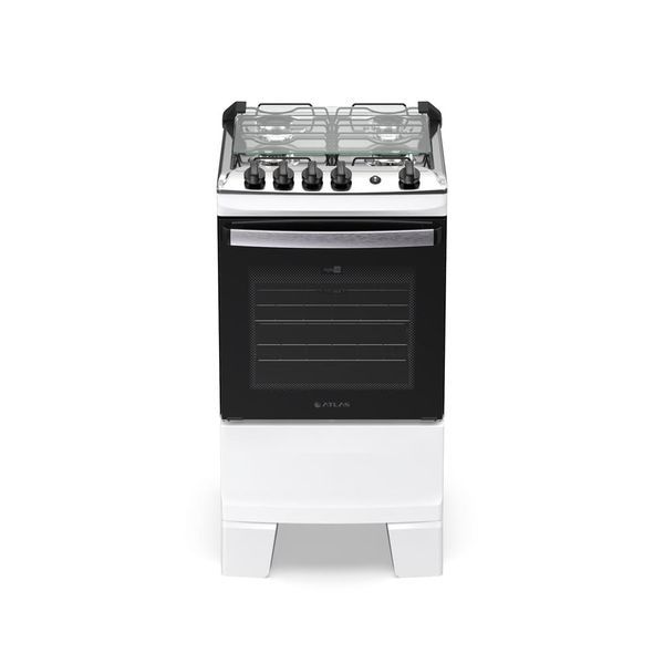 Fogão Atlas Agile 4 Bocas Mesa Inox Bivolt