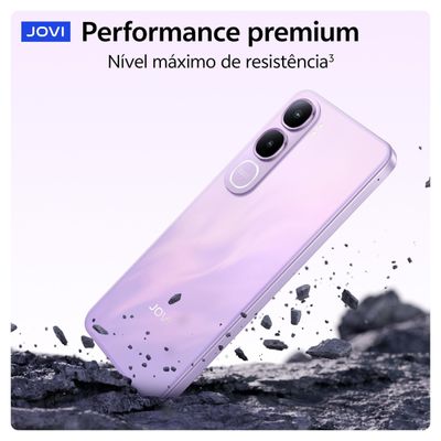 Smartphone JOVI Y21 4G Tela 6.68" 256GB Câmera 50MP Bateria 6500mAh Lilás