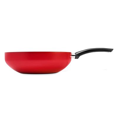 Frigideira Wok Multiflon Páprika com Revestimento Ultra 7 Vermelha - 28 cm