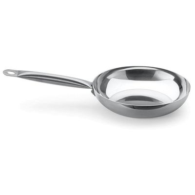 Frigideira Multiflon Profissional Alumais com Revestimento Antiaderente Quartzo Alumínio - 24 cm