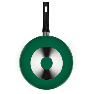 Frigideira Wok Multiflon Color com Revestimento Ultra 7 Verde - 28 cm