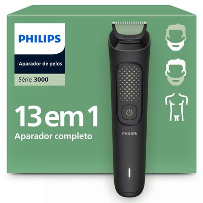 Aparador de Pelos Philips Multigroom MG3941/15 10 em 1 Bivolt