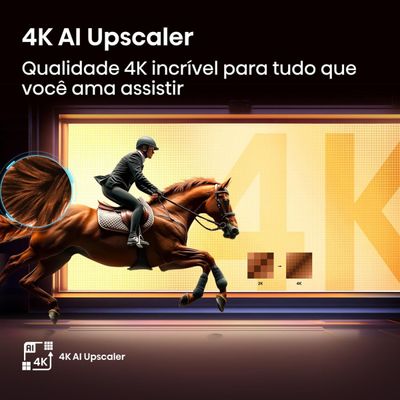 Smart TV 65 4K UHD Hisense QLED 65Q6QV HDR10 Dolby Atmos Vidaa U9 Preta