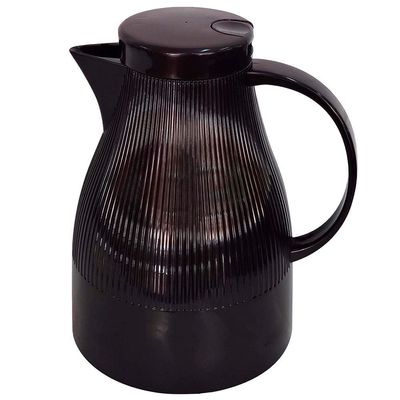 Garrafa Térmica Dynasty Lummiere em Plástico Preta - 1L