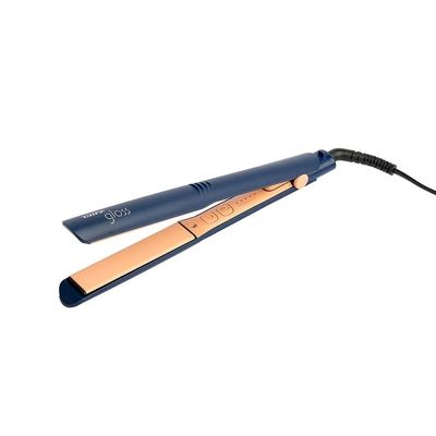 Prancha Taiff Gloss Blue Visor LED Cerâmica 5 Temperaturas Bivolt
