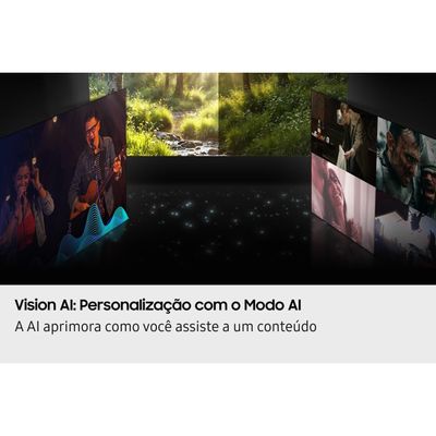 Smart TV 55 4K Samsung OLED QN55S85FAGXZD Vision AI 120Hz Dolby Atmos Processador NQ4 AI Gen2 Preto Grafite