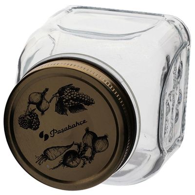 Pote para Mantimentos Pasabahce em Vidro com Tampa - 500 ml