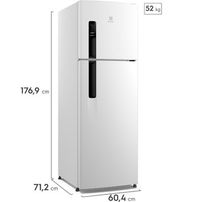 Geladeira IF41 380 Litros F Free AutoSense Inverter Duplex Electrolux Branco / 110V