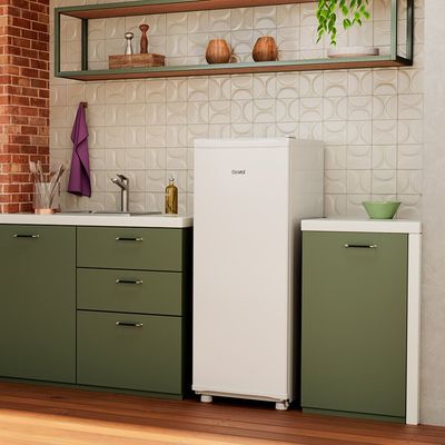 Freezer Vertical CVU18MB 1 Porta Reversível 159 Litros Consul Branco / 220V