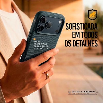 Capa para iPhone 17 Pro - Woov - Azul - Gshield