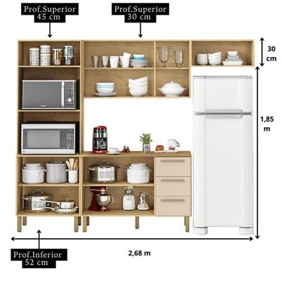 Cozinha Clarice Torre Quente Am/am/off White
