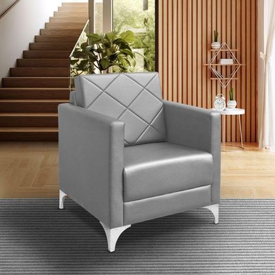 Poltrona Conforto Corino Cinza