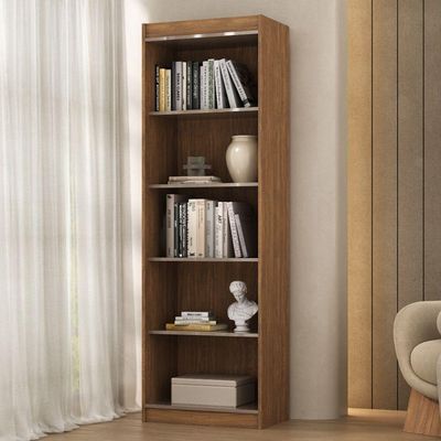 Estante Atualle Sapiranga 4 Prateleiras Acácia Reflecta Acacia Com Reflecta