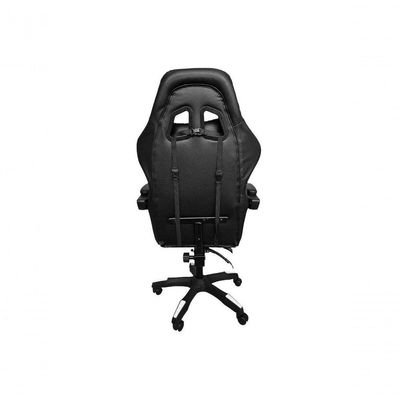 Cadeira Gamer Impact BR-X em Tecido com Encosto Reclinável e Apoio de Braços Ajustável Branco