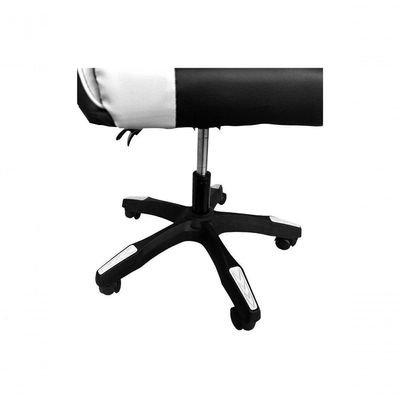Cadeira Gamer Impact BR-X em Tecido com Encosto Reclinável e Apoio de Braços Ajustável Branco