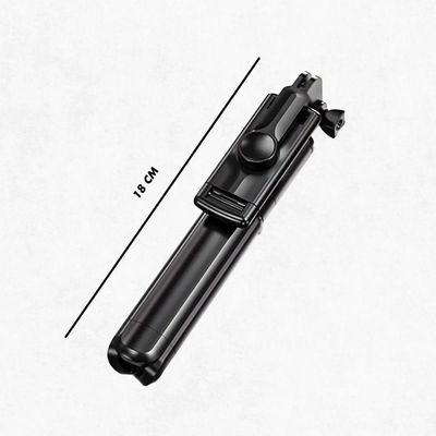 Bastão De Selfie Com Tripé Para Celular Com Controle Tripé Selfie Stick 360° Com Controle Bluetooth