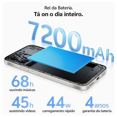 Smartphone JOVI Y31 4G Tela 6,75” 512GB 8GB RAM Câmera 50MP Preto