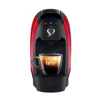 Máquina de Café Espresso 3 Corações Luna Automática 600ml - Vermelha
