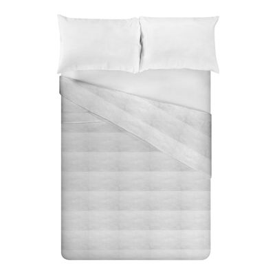 Colcha Piquet 100% algodão King Size Branco