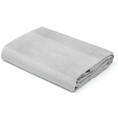 Colcha Piquet 100% algodão King Size Branco
