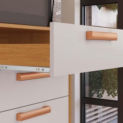 Armário De Cozinha Compacta 160cm Nápoles Off White Madeira Itatiaia