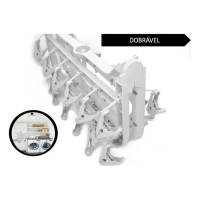 Varal Compacto com 26 Prendedores: A Solução Ideal para Roupas Íntimas e Meias