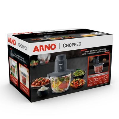 Processador de Alimentos Choppeo CH01 500W Arno Cinza / 220V