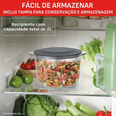 Processador de Alimentos Choppeo CH01 500W Arno Cinza / 220V