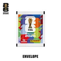 Envelope com 7 Figurinhas Copa do Mundo FIFA 2026 Panini