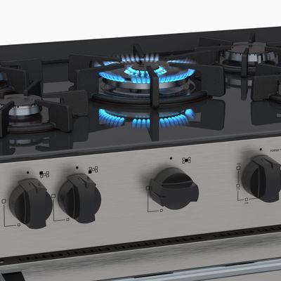 Fogao 5 Bocas Venax Gaudi Line Inox Gas Glp