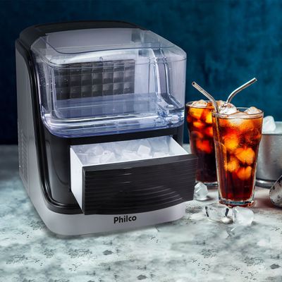 Máquina de Gelo Philco PMG20P Ciclo Rápido 3,5L 20Kg 220V