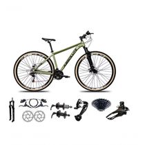 Bicicleta Aro 29 Absolute Nero 5 Alumínio 27v Freio Hidráulico K7 Garfo Com Trava Mtb Oliva 17
