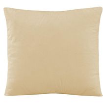 Capa De Almofada Decorativa Zion Suede 1 Peça 45cm X 45cm 100% Poliéster - Bege