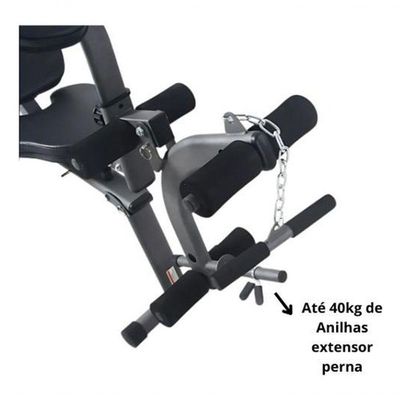 Banco De Ginastica Exercícios Musculação Multifuncional K2