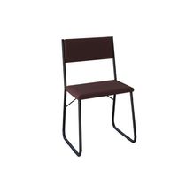 Cadeira De Jantar Estofada Angra Para Sala De Jantar Cozinha Conforto E Decoração Em Casa - Marrom