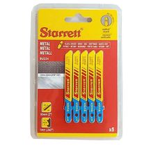 Lâmina Serra Tico-tico Para Metal 50x4.5mm 5 Peças Starrett Bu224s