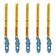 Lâmina Serra Tico-tico Para Metal 50x4.5mm 5 Peças Starrett Bu224s