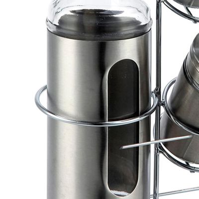 Galheteiro Dynasty com Suporte em Aço Inox - 4 Peças
