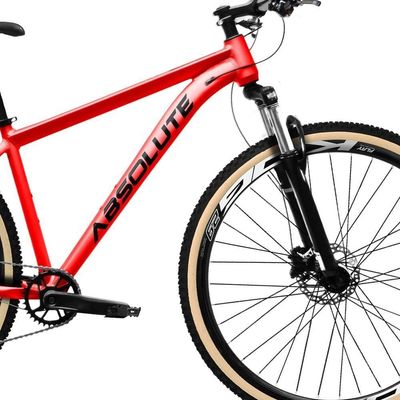 Bicicleta Aro29 Nero 5 Peças Inteira Absolute 12v Hollowtech Hidráulica Garfo Trava Guidão Vermelho