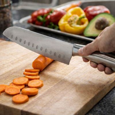 Cutelo Inox 31cm Linha Shine Faca Grande Cozinha Profissional