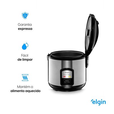 Panela Elétrica de Arroz Elgin PAR30 10 Xícaras Preto / 220