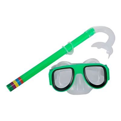 Kit de Mergulho Infantil com Máscara e Snorkel – Visão Ampla e Conforto | Verão Piscina