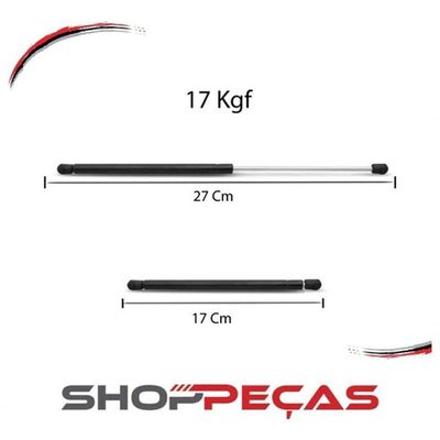 Amortecedor para Cama box-baú Amortex F103 Uso Geral Carga 17KG 27,0CM X 17,0CM