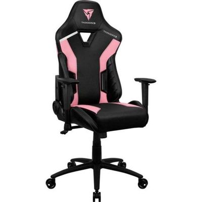 Cadeira Gamer Thunderx3 TC3 Sakura Black Rosa com AIR Tech e Espuma de Alta Densidade Rosa