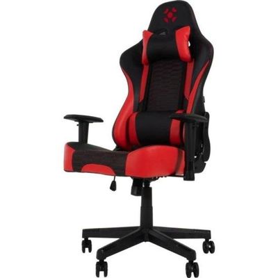 Cadeira Gamer Cruiser em Revestimento Sintético com Encosto Reclinável Até 155º Preto, Vermelho