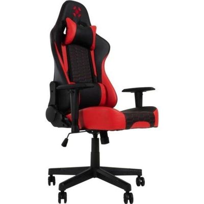 Cadeira Gamer Cruiser em Revestimento Sintético com Encosto Reclinável Até 155º Preto, Vermelho